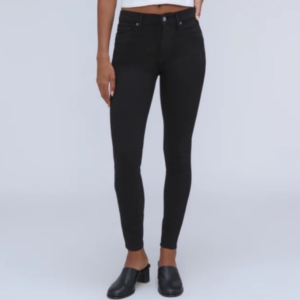 Everlane The Mid-Rise black Skinny Jean 26 Ankle NWT